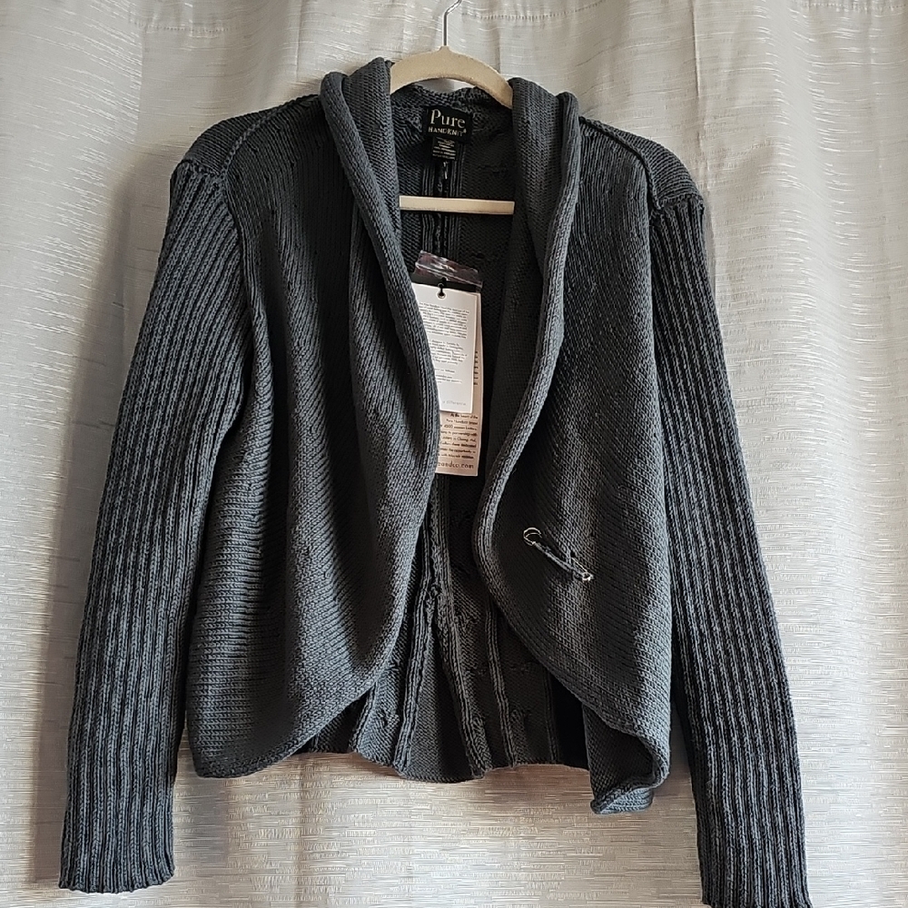 Pure Gray Women's Cardi